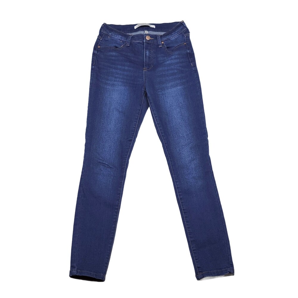 Celebrity Pink Women's Size 1/25 High Rise Ankle Skinny Jeans Dark Wash Stretch